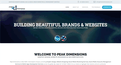 Desktop Screenshot of peakdimensions.com